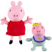 Súprava 2 plyšových figúrok Peppa prasiatko a Evie