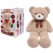 Teddy Greetings: Oat Cheer plyšový medveď biely v darčekovej krabici 120cm