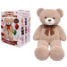 Teddy Greetings: Oat Cheer plyšový medveď v bielej darčekovej krabici 120 cm