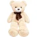 Teddy Greetings: Snehové priania plyšový medveď biely v darčekovej krabici 120cm obrázok 1