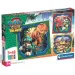 Paw Patrol Film o dinosaure 3x48ks Supercolor puzzle - Clementoni