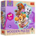 Tlapková patrola - Veselý tím - 50-dielne drevené puzzle - Trefl