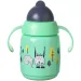 Tommee Tippee: Superstar Zelený Srdiečkový Učiaci Pohár s Slamkou 300ml obrázok 2