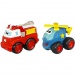 Tonka Chuck and Friends: Hasičské auto a helikoptéra, set mäkkých gumových autíčok