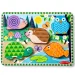 Touch & Feel Lesné zvieratá drevená hmatová skladačka - Melissa & Doug obrázok 1