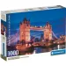 Tower Bridge v noci HQC 1000ks puzzle s plagátom - Clementoni