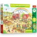 Treflik na farme a v záhrade vzdelávacie 104-dielne puzzle - Trefl