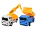 Truck Working: 7-dielny set stavebných vozidiel so zotrvačníkom a príslušenstvom