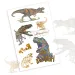 TyToo: Dinosaurus T-rex nálepkové tetovanie