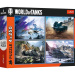 Veľká tanková bitka 4x250 dielikov puzzle - Trefl