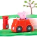 Whizz-Around Peppa prasiatko s červeným autom hračková sada obrázok 3