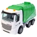 Zelené nákladné auto na odvoz smetí 17cm