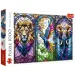 Zvierací vitráž 1000-dielny puzzle - Trefl